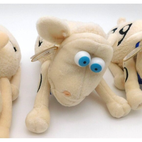 3 Vintage Curto Toy Serta Counting Sheep Plush Lot with Tags 1 13 29 Advertising - Picture 4 of 9